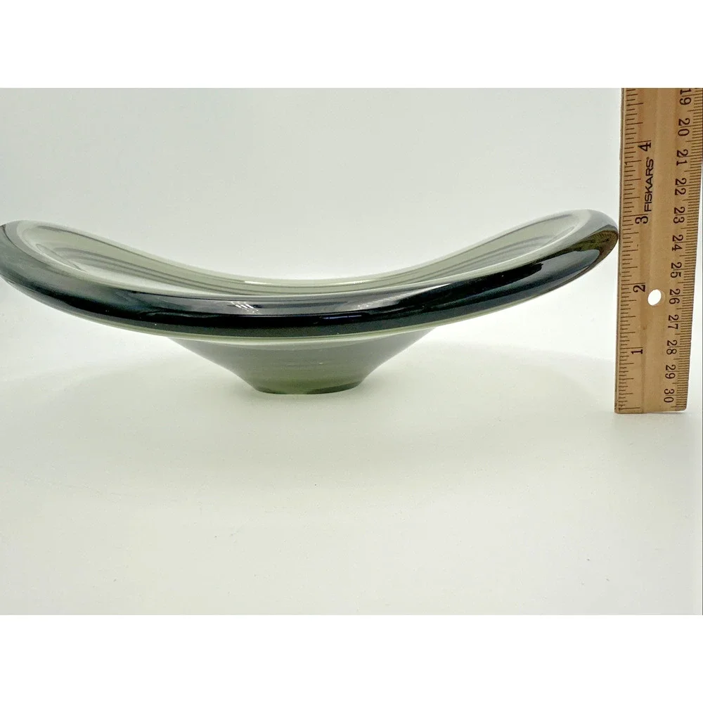 MCM 1958 Holmegaard Per Lutken Glass Bowl Marked Signed EUC